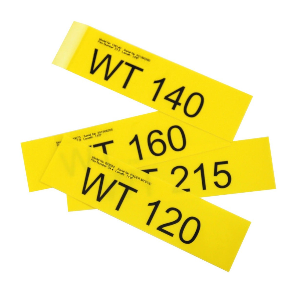 Pacer Pole Weight Label Replacement